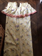 Mothercare Winnie Puuh Kinderzimmer Vorhänge 46 x 54 Zoll Vintage & Querbehänge Ex-Zustand