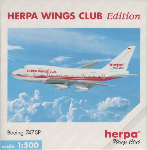 Boeing 747sp herpa wings club - 747sp,