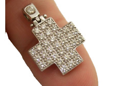 K# Kreuz-Anhänger Collier Cross Pendant Gold 750 Brillanten 0,67 ct Diamonds TW