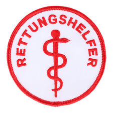 Aufnäher Rettungshelfer mit Äskulapstab