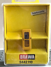 ✅Brawa 5442 H0/1:87 Telefonzelle  gelb  (FJ419-7R1/16)
