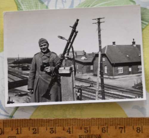 Foto 1944 bahnhof geschütz - foto,