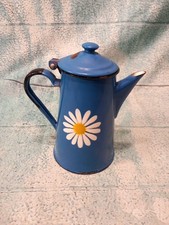 Alte kleine Emaille Kanne Deko