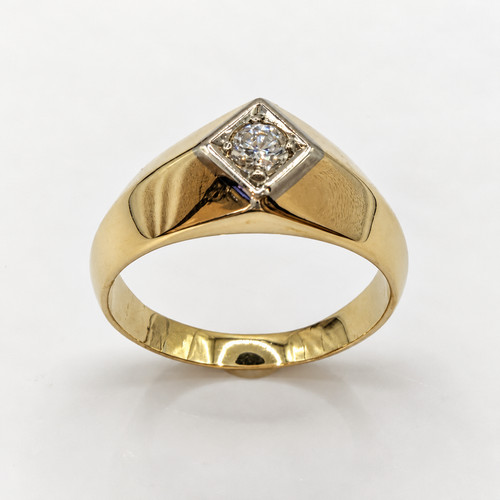 Klassischer solitär ring mit - solitÄr,
