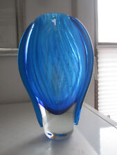 Vintage Murano Vase blau - Paolo Venini 50er Jahre - Höhe 23cm