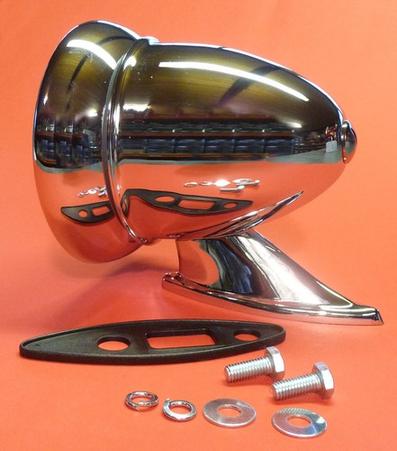 Oldtimer aussen spiegel chrom - aussen,
