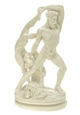 Alabaster dekofigur hercules - alabaster,