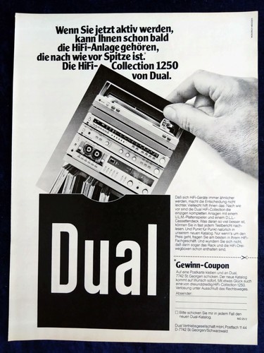 Dual hifi anlage 1250 - dual,