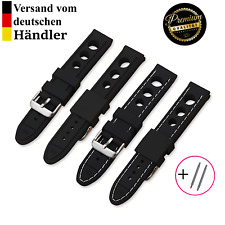 Uhrenband Armband Sport Schwimmen Taucher Band Tauchen 20/22/24mm Silikon Neu