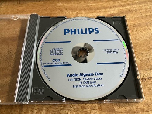 Philips test disc audio - philips,