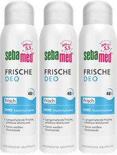 3 x SEBAMED Frische Deospray