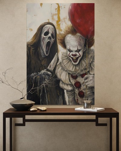 Ghostface leinwand bild scream - ghostface,