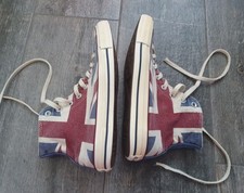 Rarität! Vintage Converse All Star Chucks Union Jack Uk