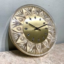 Große wanduhr bleikristall - große,