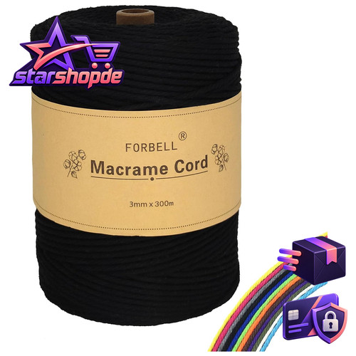 Makramee garn 3mm - makramee,
