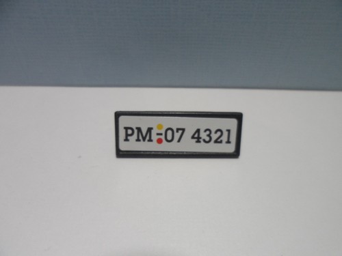 Playmobil nummernschild - playmobil,