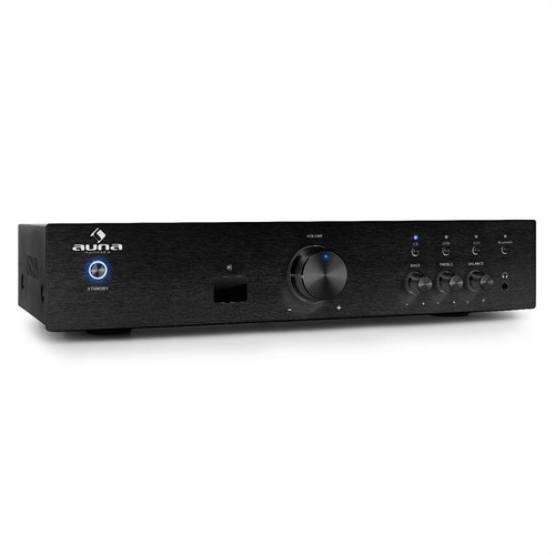 Schwarzer hifi verstärker mit - schwarzer,