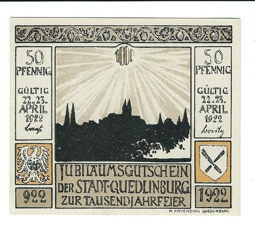 Notgeld quedlinburg - -,