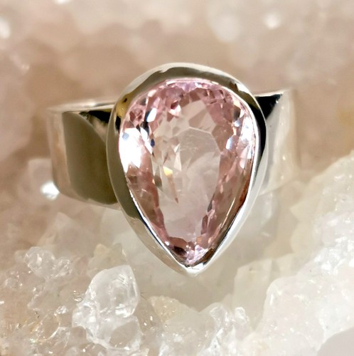 Ring kunzit 925er - ring, gr