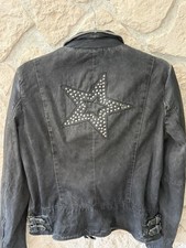 Coole Vintage Jeans/Lederjacke