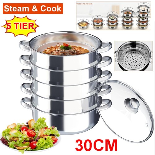 30cm induktion dampfgarer - 30cm,