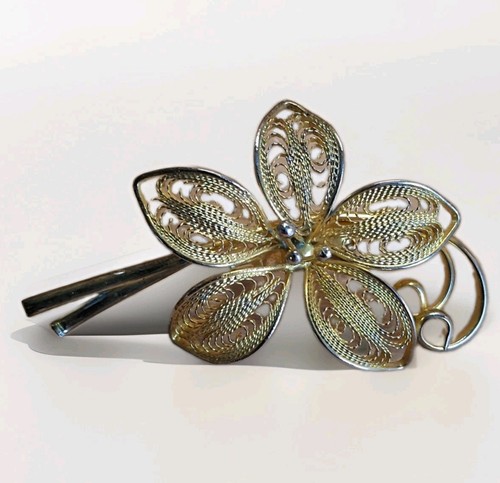 Brosche ansteckblume filigran - brosche,