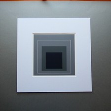 Josef Albers (1888, 1976) - Ehrung des Quadrates I, Siebdruck 1971