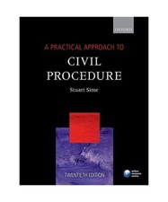A Practical Approach to Civil Procedure, Prof. Stuart 
