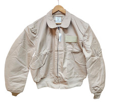 Neu Original USAF Flight Flyers Sommer hellbraun CWU 36 P Pilotenjacke Gr. XL 46-48