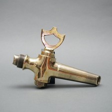 Zapfhahn antik Messing poliert