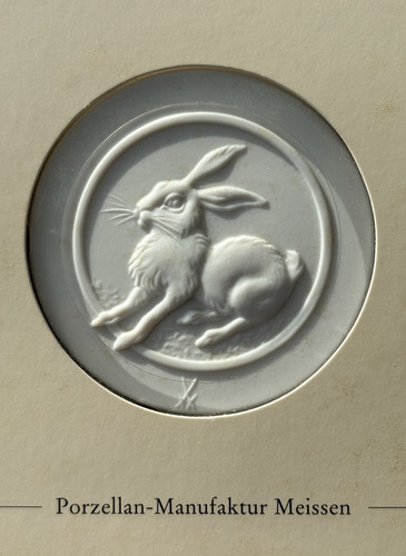 Porzellan medaille meissen - medaille, ~