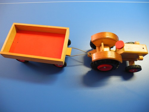 Traktor mit anhänger ddr - traktor,