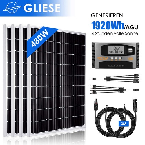 480w solarpane kit solarmodul - 480w,