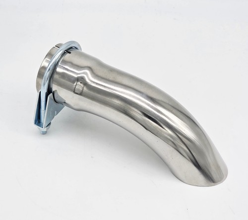 Curl down endrohr - 2,5", 64mm