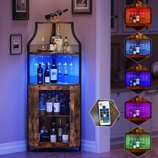 Industrial Eck-Weinschrank mit