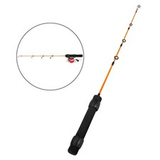 Angelrute Tragbar Schwarz