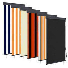 Außenrollo Seitenmarkise Balkonrollo Senkrechtmarkise Sonnenschutzrollo 9 Farbe