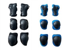 6 Teilig Kinder Knieschoner Protektorenset Ellenbogenschützer Schutzausrüstung 