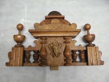 Antik Holz Krone Oberteil