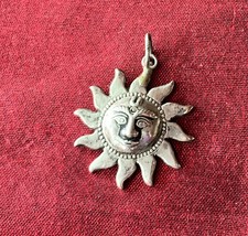 Anhänger Silber Sonne 80er