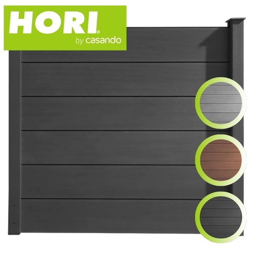Hori wpc sichtschutzzaun - hori,