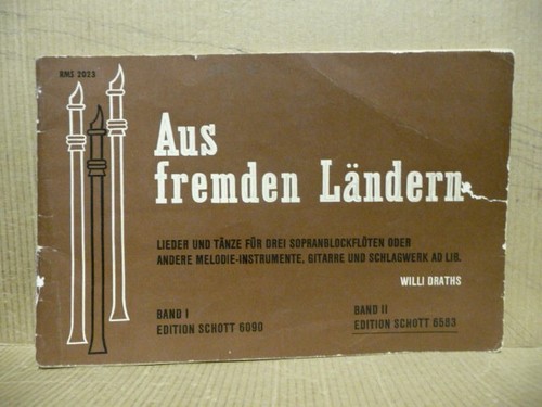 Notenheft aus fremden - notenheft,