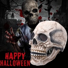 Halloween Skelett Maske Totenkopf Maske Skelett Schädel Maske Beweglichem Kiefer