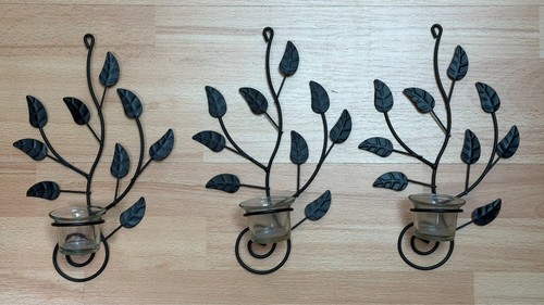 Wandteelichthalter 3 - wandteelichthalter;,
