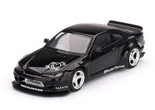 NISSAN Silvia (S15) Rocket Bunny  - black pearl - Mini GT 1:64