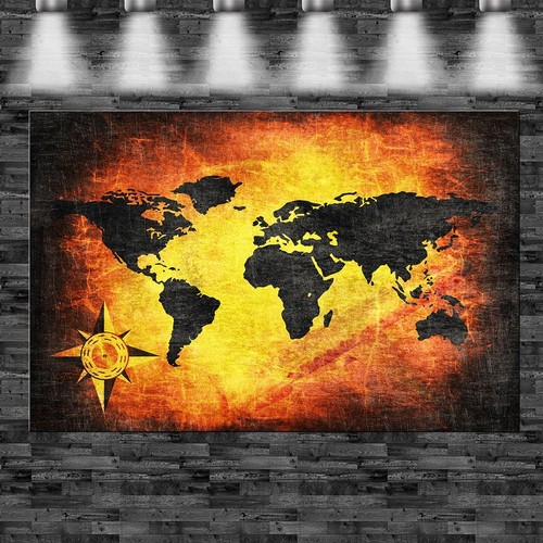 Xxl weltkarte feuer - xxl, effekt