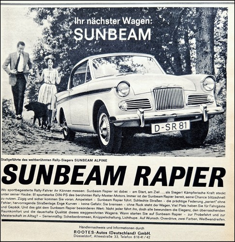 Sunbeam rapier originale - rapier, ,