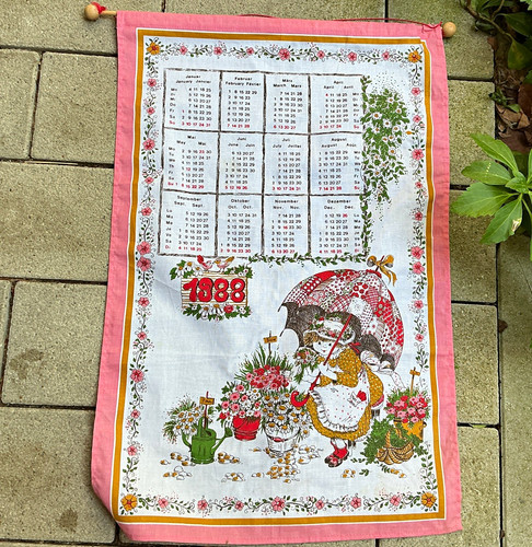 Stoffkalender 1988 mit