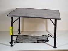 Brunner Recreo Campingtisch 80x60cm Grau Tisch Camping Höhenverstellbar B-WARE!