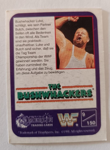 Wwf wrestling sammelkarte - wwf,